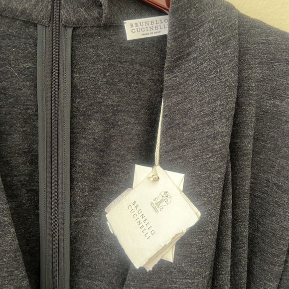 Brunello Cucinelli wool blend midi dress - Picture 4 of 5